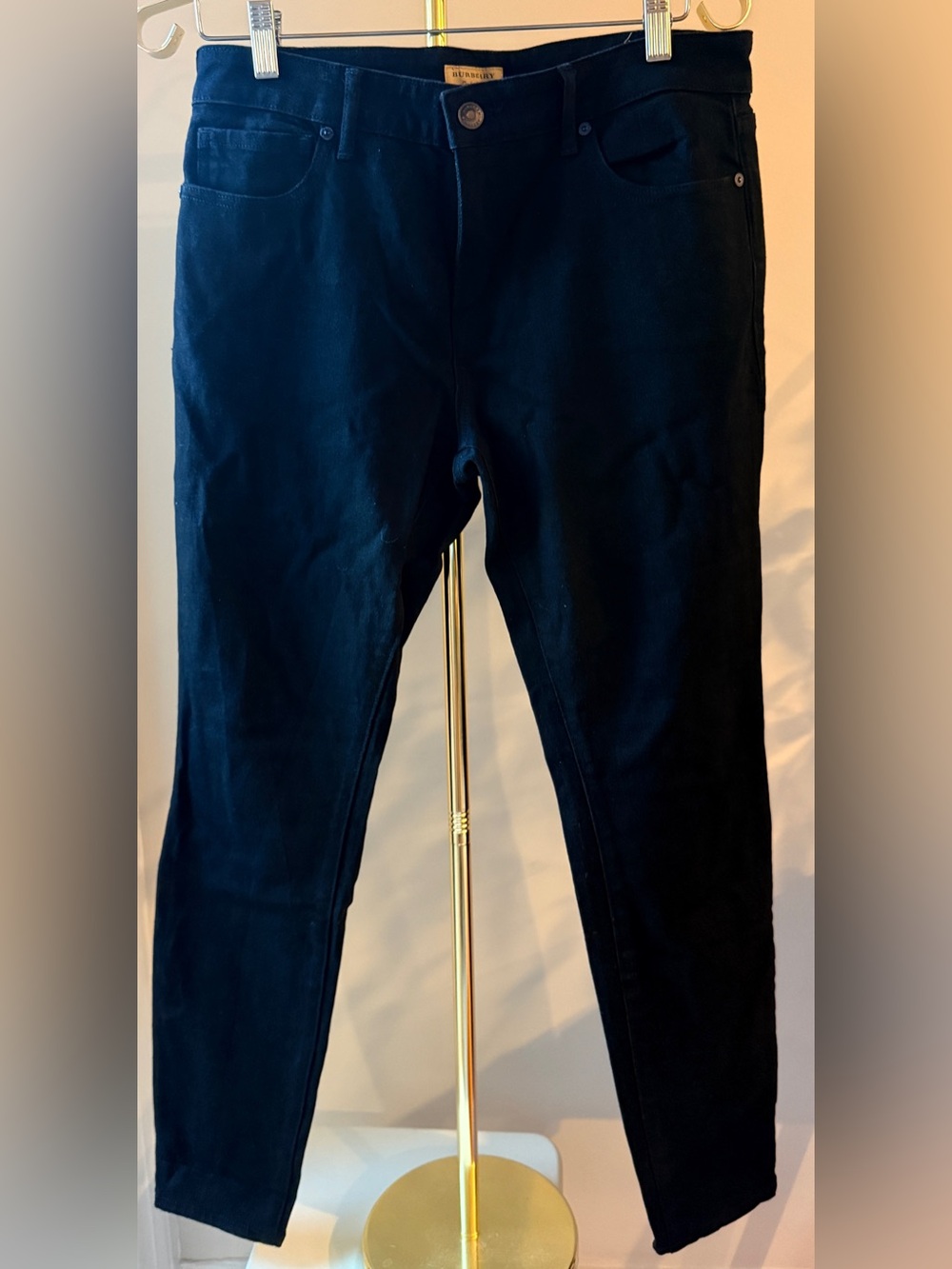 Burberry Skinny fit black jeans